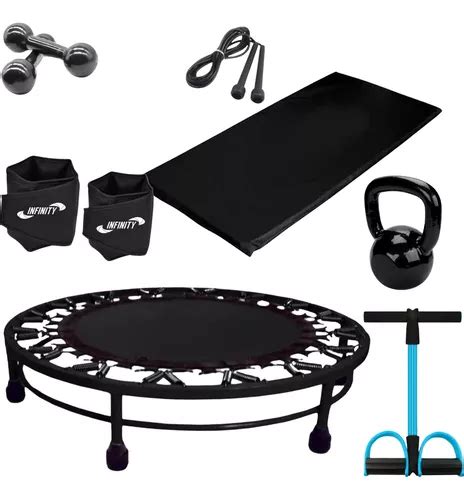 Kit Aer Bico Para Treino De Gin Stica Mini Jump Pesos