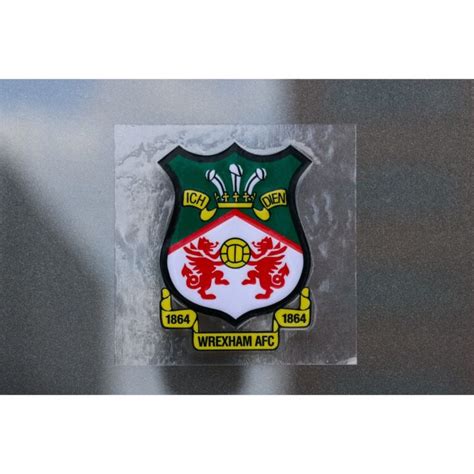 Car Sticker Wrexham Afc Club Shop