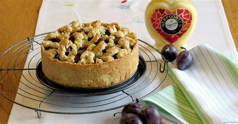 Quark Mohn Zwetschgen Kuchen Mit Eierlik R Rezept Mit Eierlik R