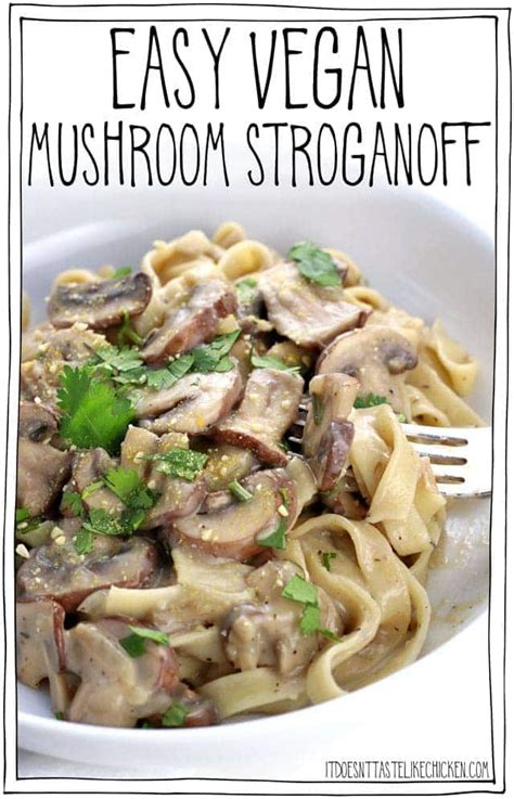 Easy Vegan Mushroom Stroganoff Recipe Cart