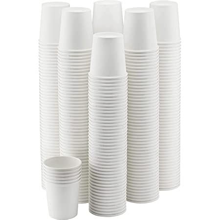 Amazon Pack Oz Disposable Paper Coffee Cup Hot Cold