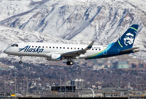 N649QX Alaska Airlines Embraer ERJ 175LR ERJ 170 200 LR Photo By Jon