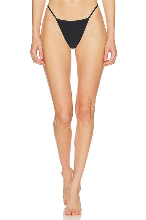 Shani Shemer Magna Bikini Bottom In Black REVOLVE