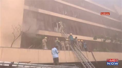 Times Now On Twitter Breaking Massive Fire Breaks Out At Lucknow