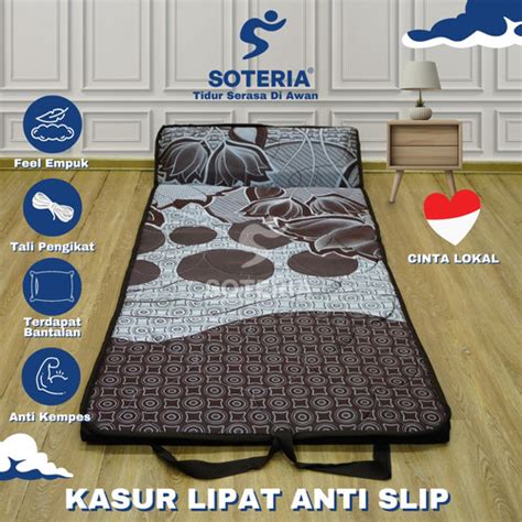 Jual Kasur Lipat Tebal Anti Kempes Kasur Busa Kasur Lipat 90 Cm