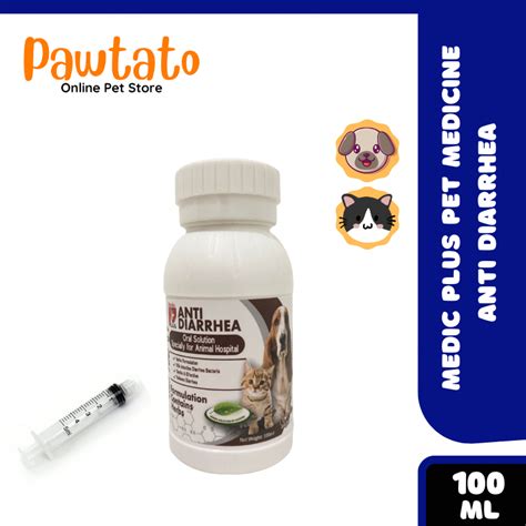 Medic Plus Anti Diarrhea For Cat And Dog 100ml Ubat Cirit Birit Kucing