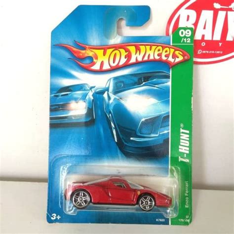 Jual HOT WHEELS TREASURE HUNT THUNT TH FERRARI ENZO FERRARI MERAH Bukan