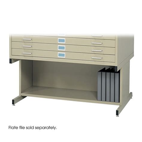 Safco 5 Drawer Metal Flat Files Cabinet For 24 X 36 Documents In