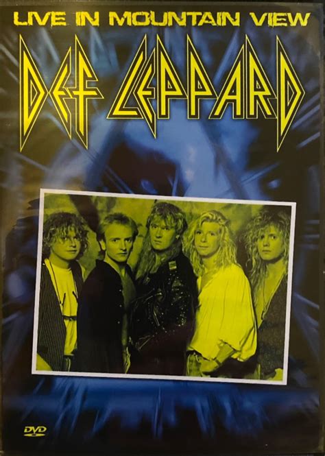 Def Leppard – ‘Live in Mountain View: August 17, 1988’ – Bootleg DVD ...