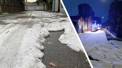 Maltempo Violento Nubifragio A Milano Strade Allagate E Alberi Caduti