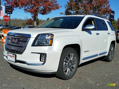 White Frost Tricoat Gmc Terrain Denali Awd Photo