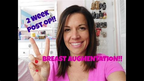 2 Week Post Op Breast Augmentation Youtube