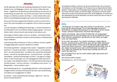 Kita Newsletter Herbst Ev Luth Kirchenkreis Melle