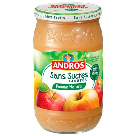 Andros Sp Cialit Pomme Nature Sans Sucres Ajout S Monoprix Fr