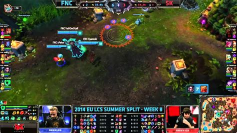 Lcs Highlights Fnatic Vs Sk Gaming Week Eu Summer Fnc Vs Sk S