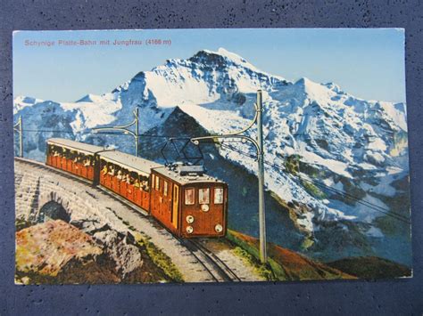 AK BEO SCHYNIGE PLATTE BAHN MIT JUNGFRAU 1951 Kaufen Auf Ricardo