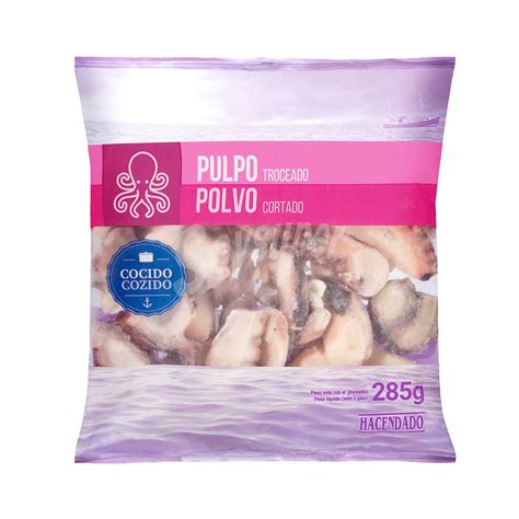 Profand Pulpo Cocido Troceado Congelado Paquete 285 G