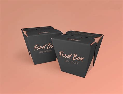 Free Food Box Mockups | Mockuptree