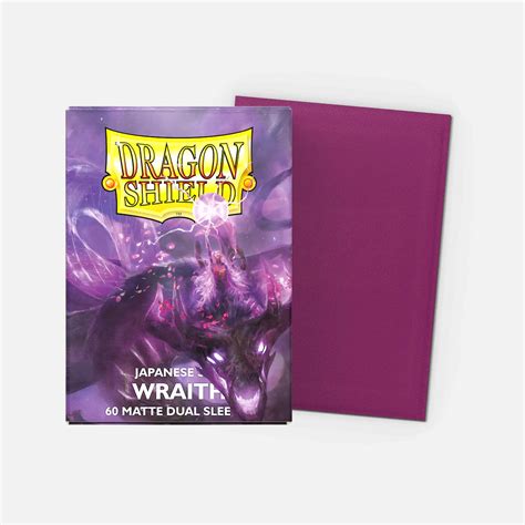 Dragon Shield Japanese Size Sleeves Matte Dual Wraith