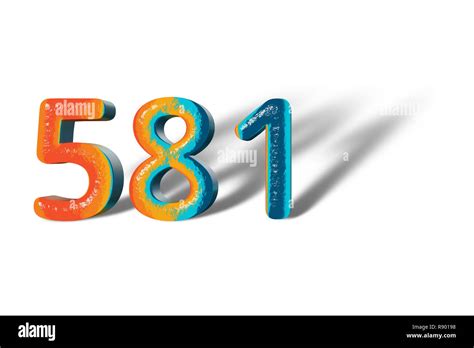 number      lively colours stock photo alamy