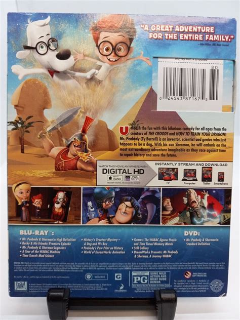 Mr Peabody And Sherman Blu Ray Cover