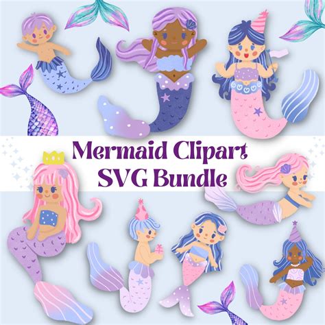 Mermaid Tail Mermaids Svg Mermaid Clipart Mermaid Clip Art Mermaid