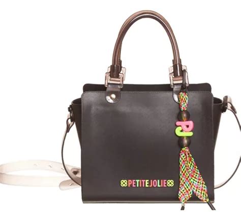 Bolso Elegante Transl Cido Estilo Petite Jolie Pj Color Negro