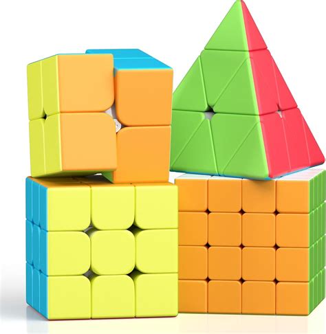 Vdealen Speed Cube Set X X X Pyramid Cube Stickerless Fast Cube