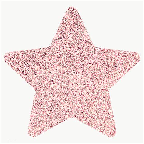 Glitter Star Sticker Transparent Png Free Image By