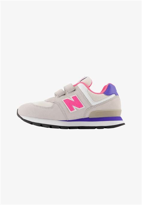 New Balance 574 Unisex Zapatillas Summer Fog Neon Pink Gris Zalando Es