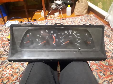 Щиток приборов от 2110 на 2107 — Lada 21074, 1,6 л, 2006 года ...