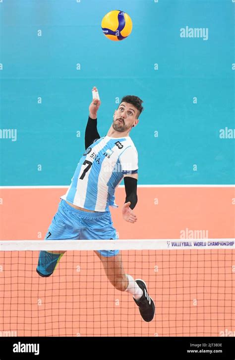 Facundo Conte Argentina Volleyball World Championship 2022 Stock