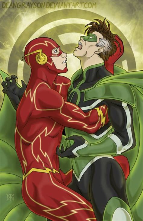 Hal Jordan X Barry Allen Epic Dcu Artwork By Deandraws