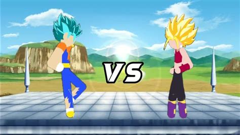 Stickman Warriors Fight Vegito Vs Kelfala Super Saiyan Youtube