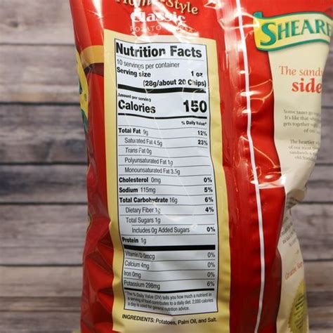 Shearers Classic Potato Chips Ashery Country Store