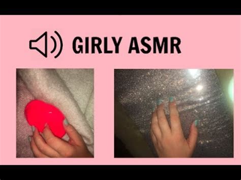 GIRLY ASMR Tapping Crinkling Spritzing MY FIRST VIDEO YouTube