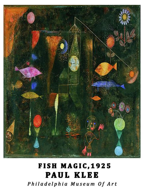 Bauhaus Paul Klee Fish Magic Exhibition Painting by Ipsita Das - Fine Art America