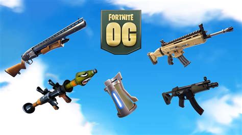 All New Vaulted Unvaulted Weapons In Fortnite Season OG Dexerto