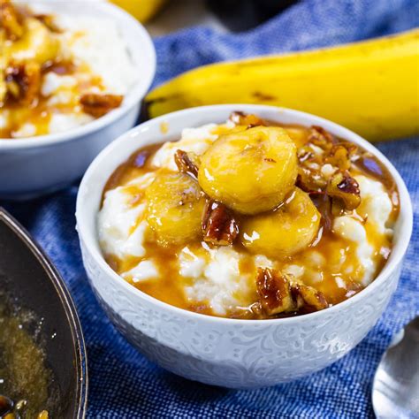 Bananas Foster Rice Pudding Spicy Southern Kitchen