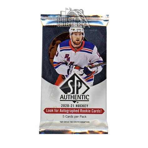 2020 21 Upper Deck Sp Authentic Hockey Hobby Pack Steel City Collectibles