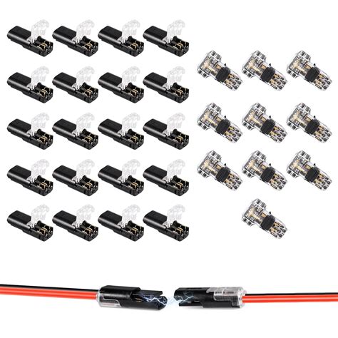 30pcs Low Voltage Wire Connectors Pluggable Led Wire Connectors 3 And