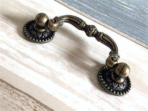 2 5 Vintage Style Bail Drawer Pulls Handle Dresser Pull Etsy