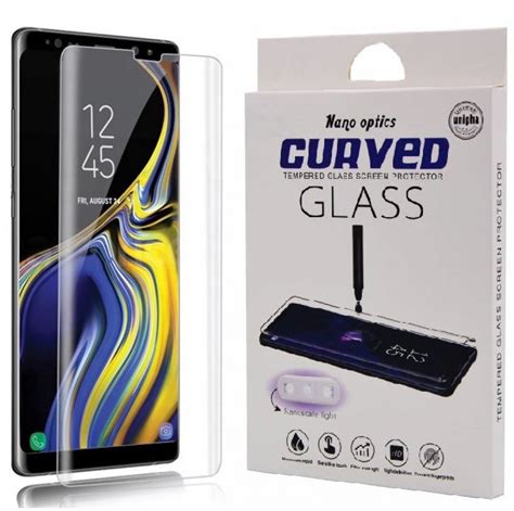 Protectorking 1x 9H Hartglas für Samsung Glaxy Note 9 FULL COVER UV