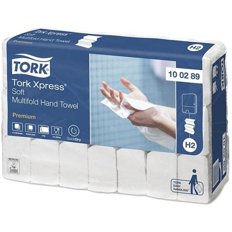 Multifold Hand Towel H2 Premium Soft Tork Xpress White 2 Ply