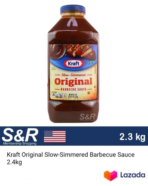 Kraft Original Slow Simmered Barbecue Sauce 2 4kg Lazada Ph