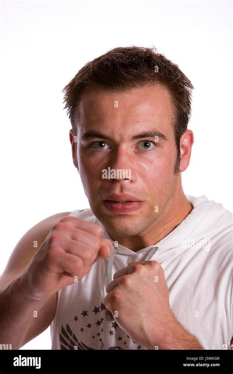 Dark Haired Man Fighting Hi Res Stock Photography And Images Alamy