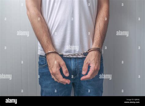 Arrested Handcuffs Man Police Hi Res Stock Photography And Images Alamy