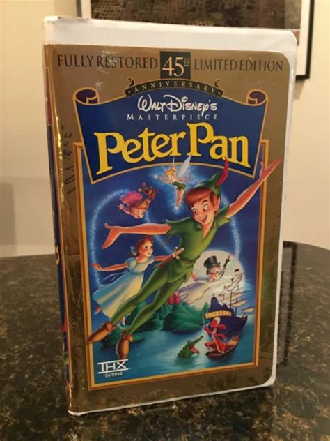 PETER PAN VHS 1998 45th Anniversary Limited Edition EUR 8 89