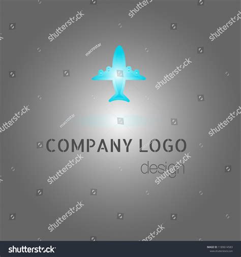 Vector Logo Design Templates Airlines Airplane Stock Vector Royalty