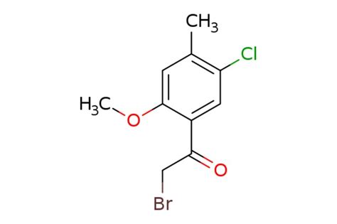 EMolecules 2 Bromo 1 5 Chloro 2 Methoxy 4 Methylphenyl Ethanone